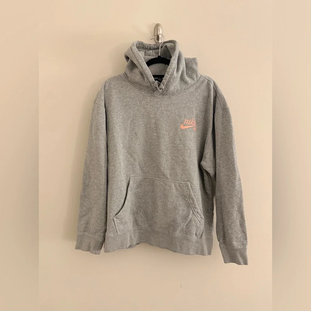 Nike SB Graphic Hoodie XL Gray Cartoon Dog Streetwear Y2K Skate - Picture 3 of 9